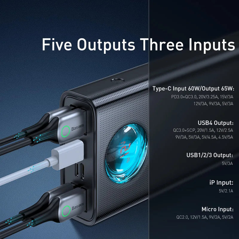 Baseus 65W 30000mAh Power Bank