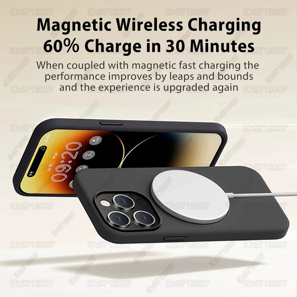 MagSafe Shockproof Silicone Case