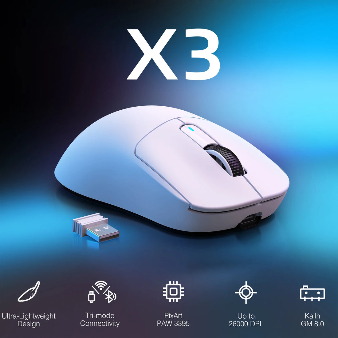 X3 Ergonomic Gaming Mouse