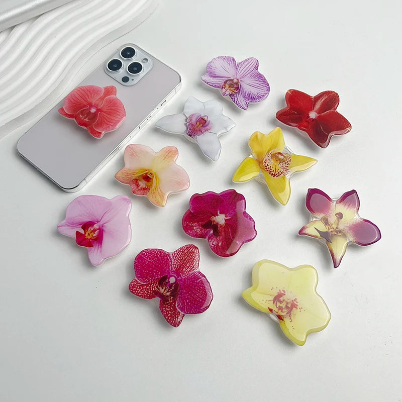 Orchid Acrylic Phone Ring Holder