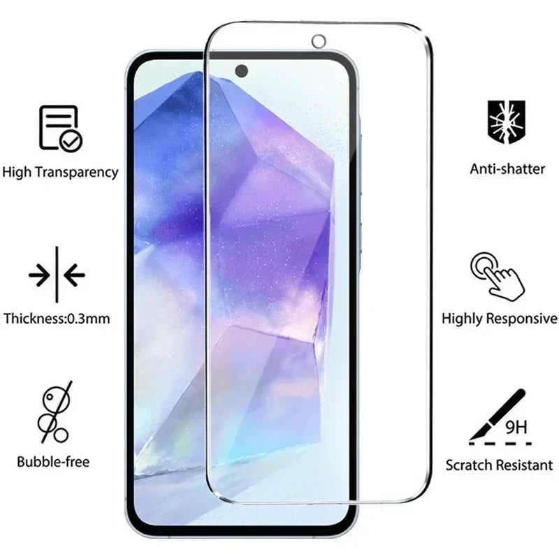 5Pcs Tempered Glass Screen Protecto