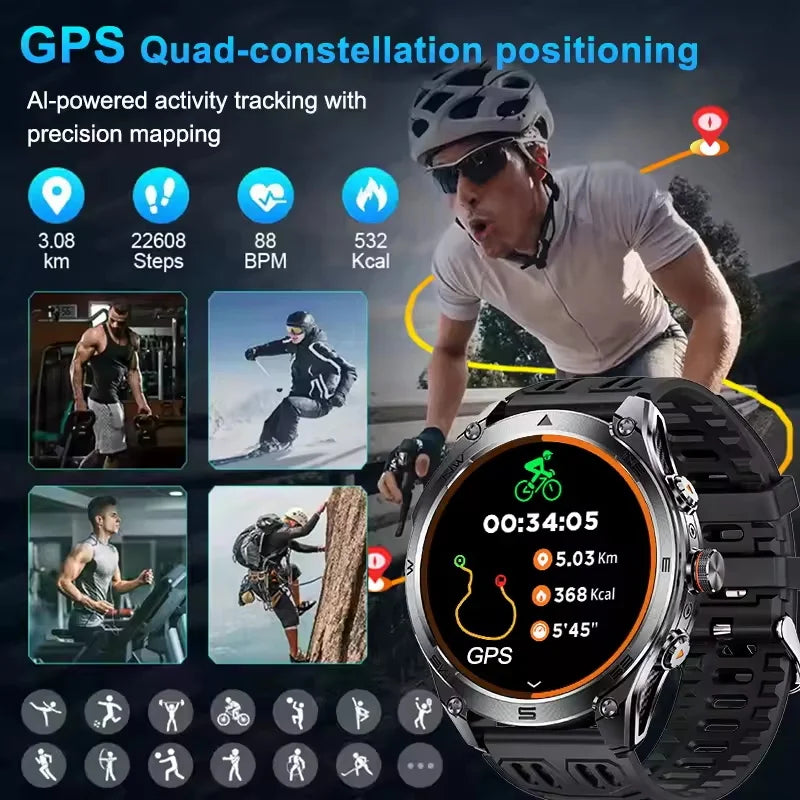 T-Rex 3 Ultra 10ATM Outdoor Smartwatch