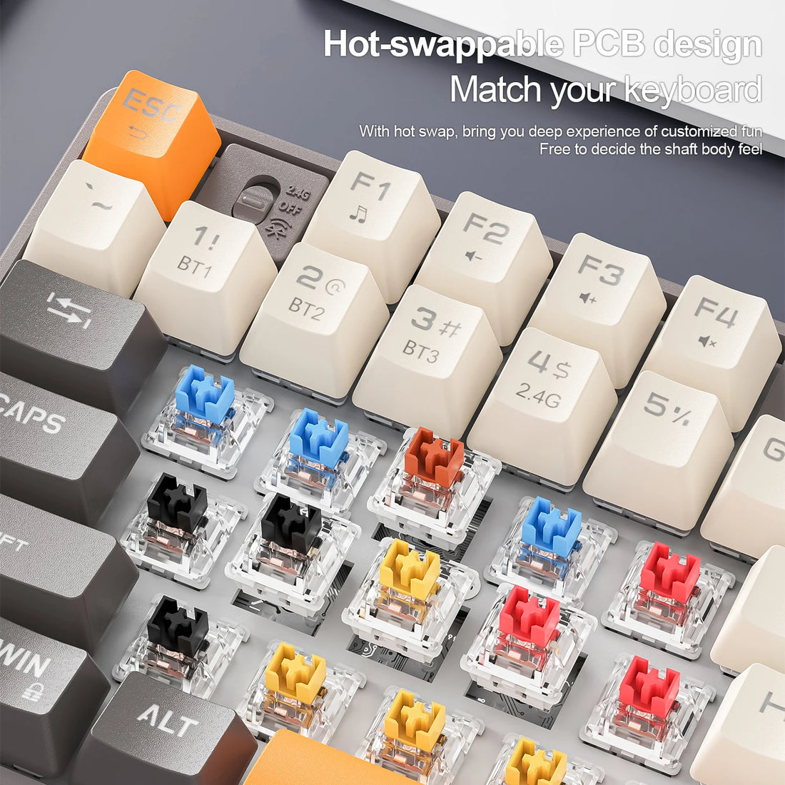 SMAILWOLF MK87 Bluetooth Mechanical Keyboard
